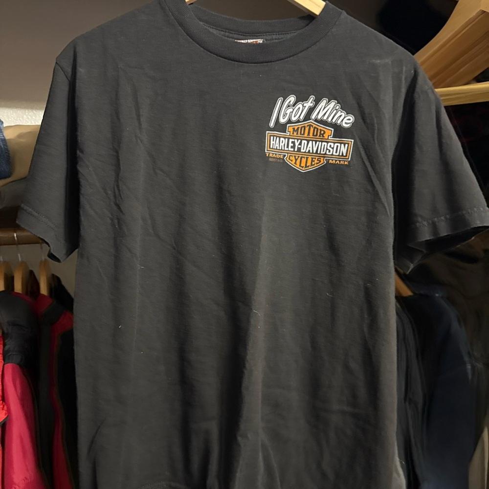 Harley-Davidson Pig Trail Rogers Arkansas I Got Mine Graphic T-Shirt Medium